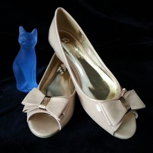 Blush/Pale Nude Patent Leather Flats PBDK